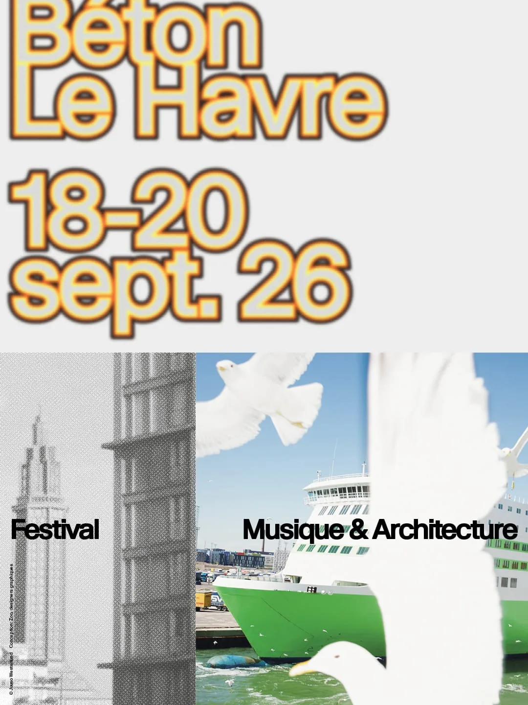 Affiche du festival Béton Le Havre 2026